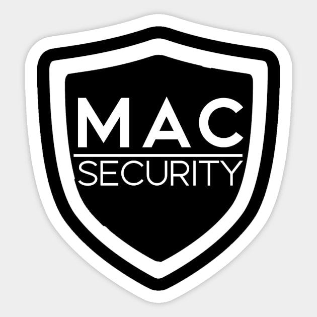 MAC Security Badge Sticker by AbigailDavies